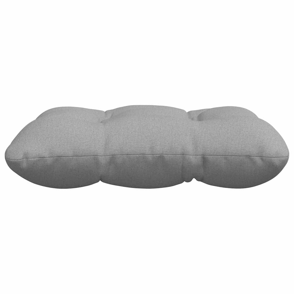 Cojines para asiento 4 pcs Gris Nube 45 x 45 x 12 cm tela