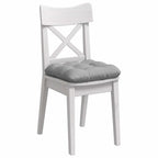 Cojines para asiento 4 pcs Gris Nube 45 x 45 x 12 cm tela