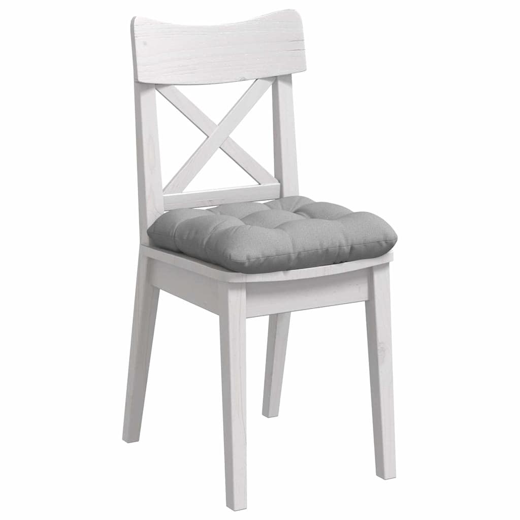 Cojines para asiento 4 pcs Gris Nube 45 x 45 x 12 cm tela