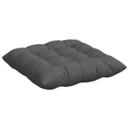 Cojines para asiento 4 pcs Gris oscuro 40 x 40 x 6 cm tela