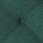 Cojines para asiento 4 pcs Verde oscuro 40 x 40 x 6 cm tela