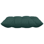 Cojines para asiento 4 pcs Verde oscuro 40 x 40 x 6 cm tela