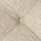 Cojines para asiento 4 pcs Crema 40 x 40 x 6 cm tela