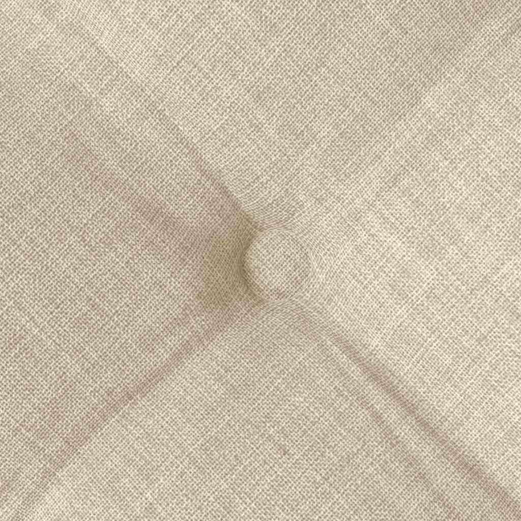 Cojines para asiento 4 pcs Crema 40 x 40 x 6 cm tela