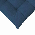 Cojines para asiento 4 pcs Azul 40 x 40 x 6 cm tela