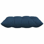 Cojines para asiento 4 pcs Azul 40 x 40 x 6 cm tela