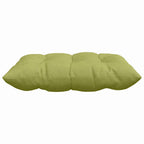 Cojines para asiento 4 pcs Verde claro 40 x 40 x 6 cm tela
