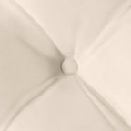Cojines para asiento 4 pcs Beige 40 x 40 x 6 cm Microfibra