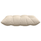 Cojines para asiento 4 pcs Beige 40 x 40 x 6 cm Microfibra