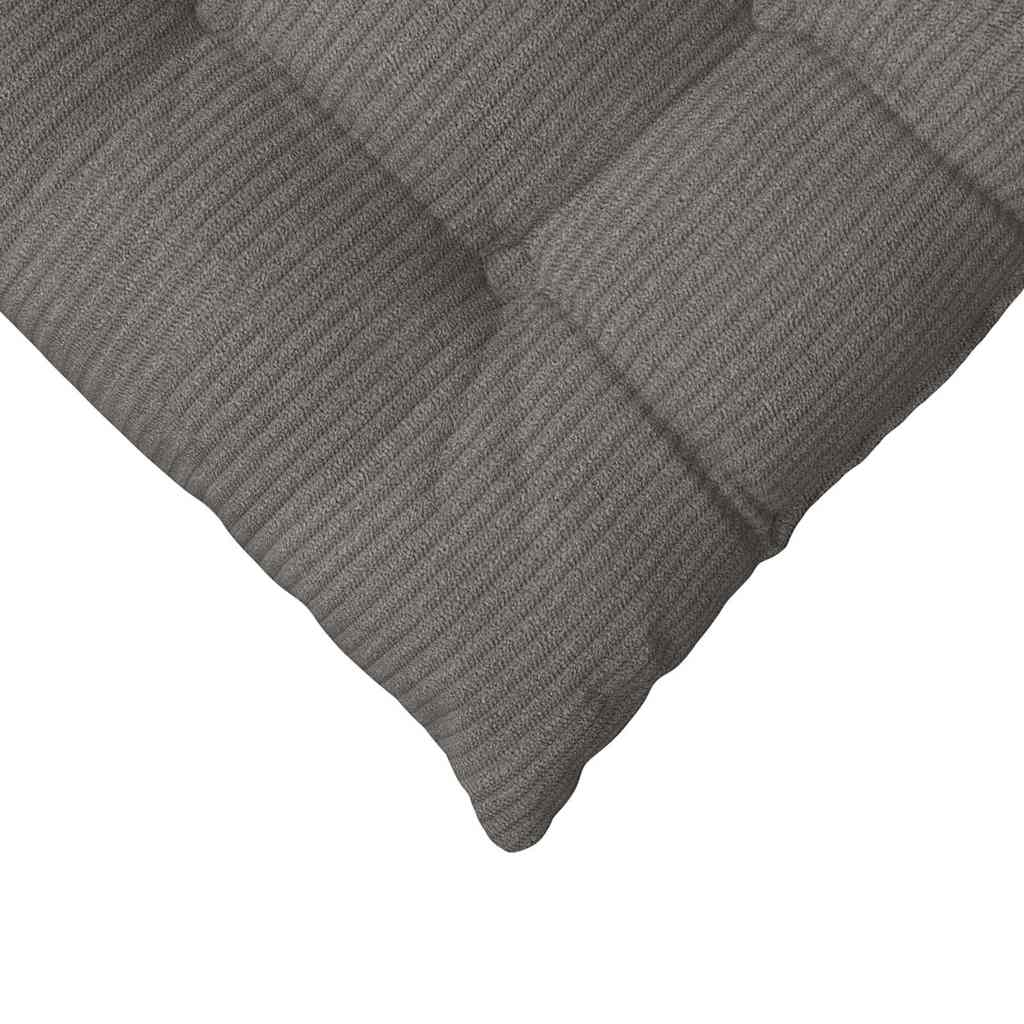 Cojines para asiento 4 pcs Gris Claro 40 x 40 x 6 cm