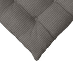 Cojines para asiento 4 pcs Gris Claro 40 x 40 x 6 cm