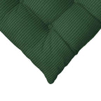 Cojines para asiento 4 pcs Verde oscuro 40 x 40 x 6 cm