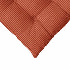 Cojines para asiento 4 pcs Rojo Naranja 40 x 40 x 6 cm