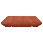 Cojines para asiento 4 pcs Rojo Naranja 40 x 40 x 6 cm