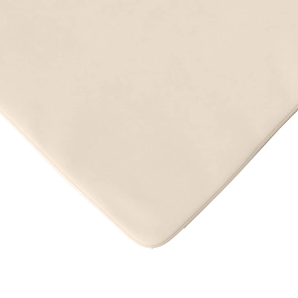 Cojines para asiento 4 pcs Beige 40 x 40 x 3 cm