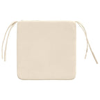 Cojines para asiento 4 pcs Beige 40 x 40 x 3 cm