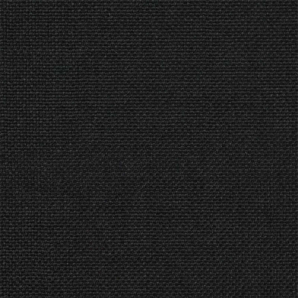 Estructura de Cama con Cabecera Tapizada Negro 120 x 200 cm