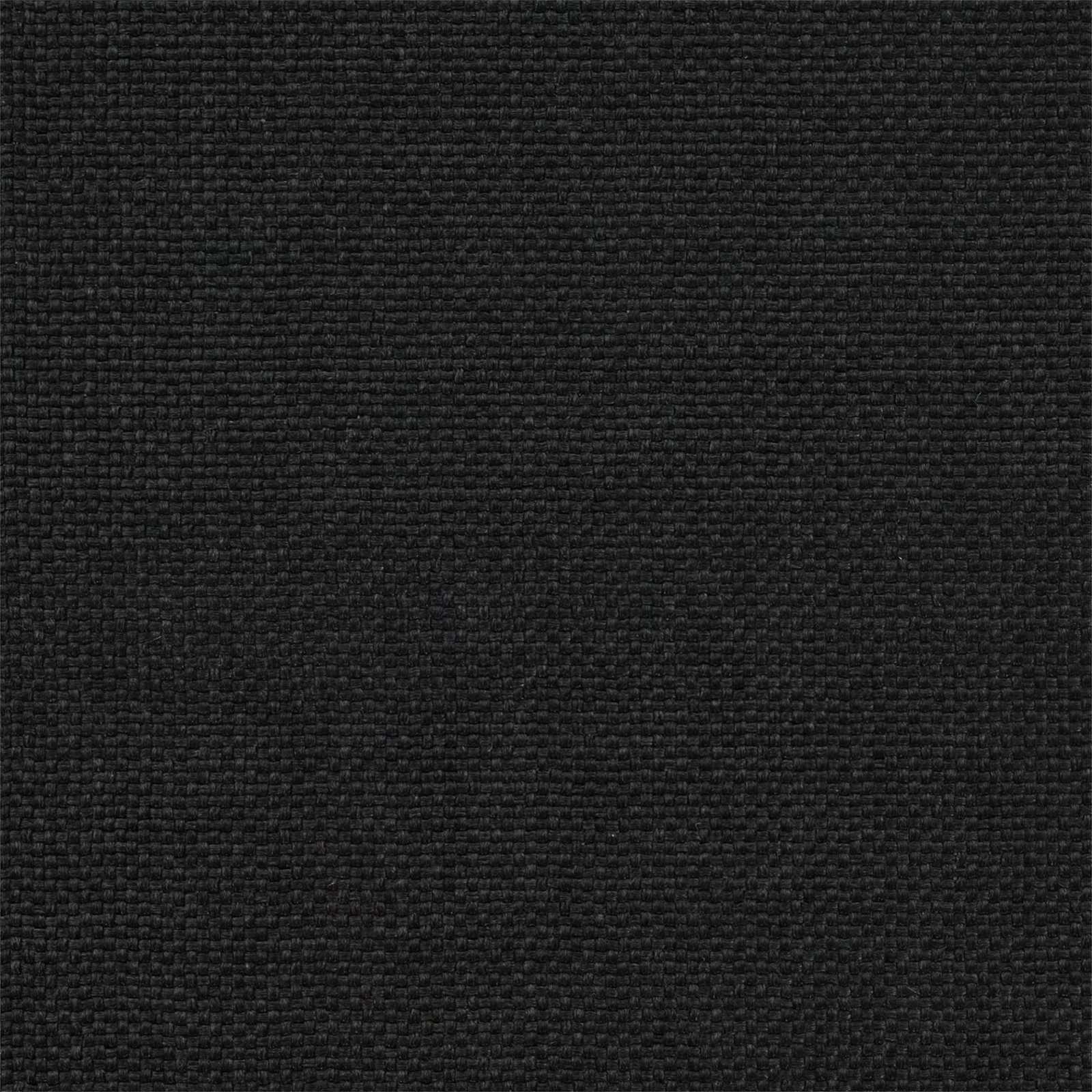 Estructura de Cama con Cabecera Tapizada Negro 120 x 200 cm