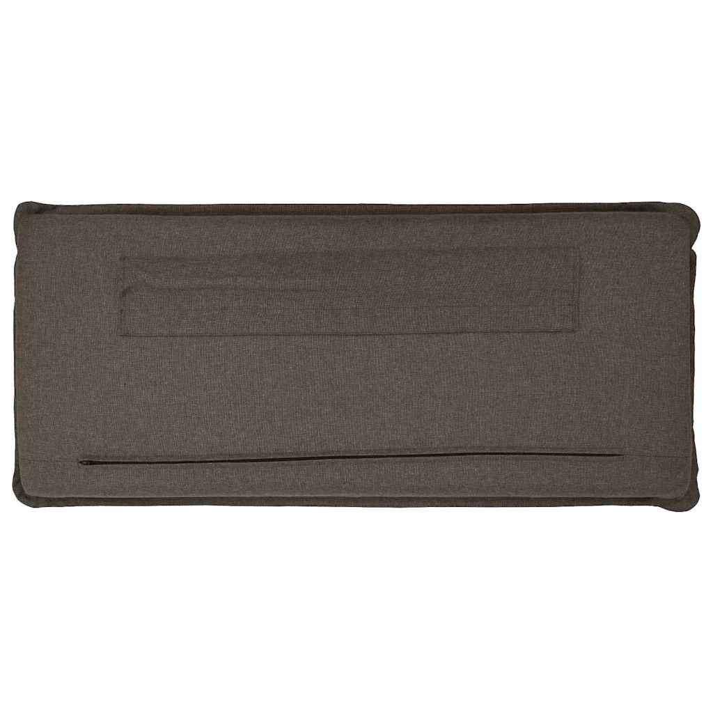 Cabecero tapizado con cabecera Gris Natural y Claro 100 cm