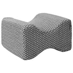 Almohada para la rodilla Color sólido Gris 26 x 21,5 x 15 cm