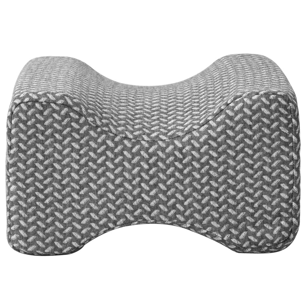 Almohada para la rodilla Color sólido Gris 26 x 21,5 x 15 cm