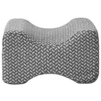 Almohada para la rodilla Color sólido Gris 26 x 21,5 x 15 cm