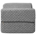 Almohada para la rodilla Color sólido Gris 26 x 21,5 x 15 cm