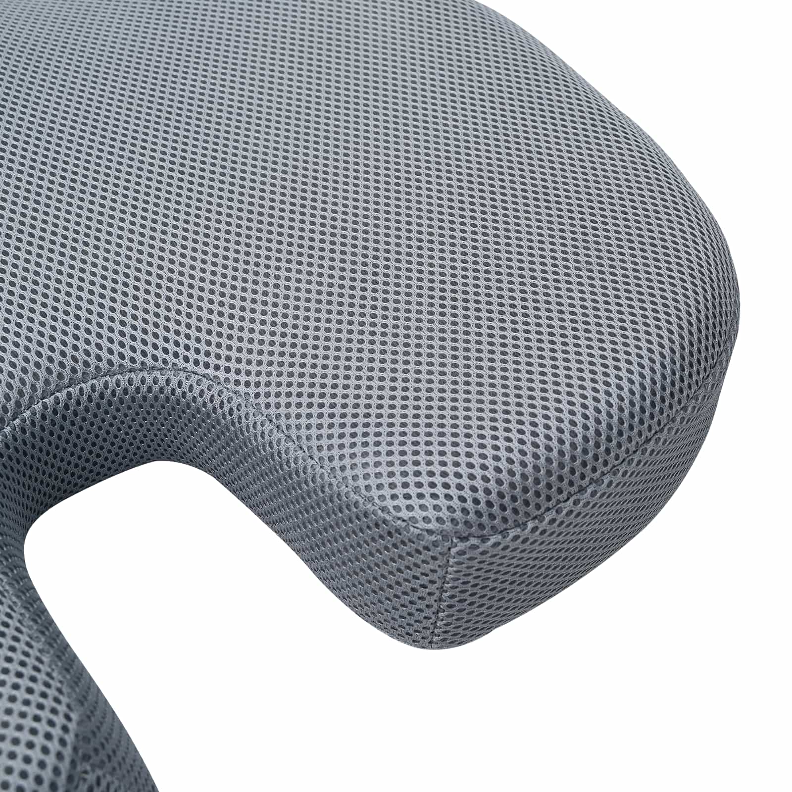 Almohada para el asiento Color sólido Gris 47 x 37 x 8 cm