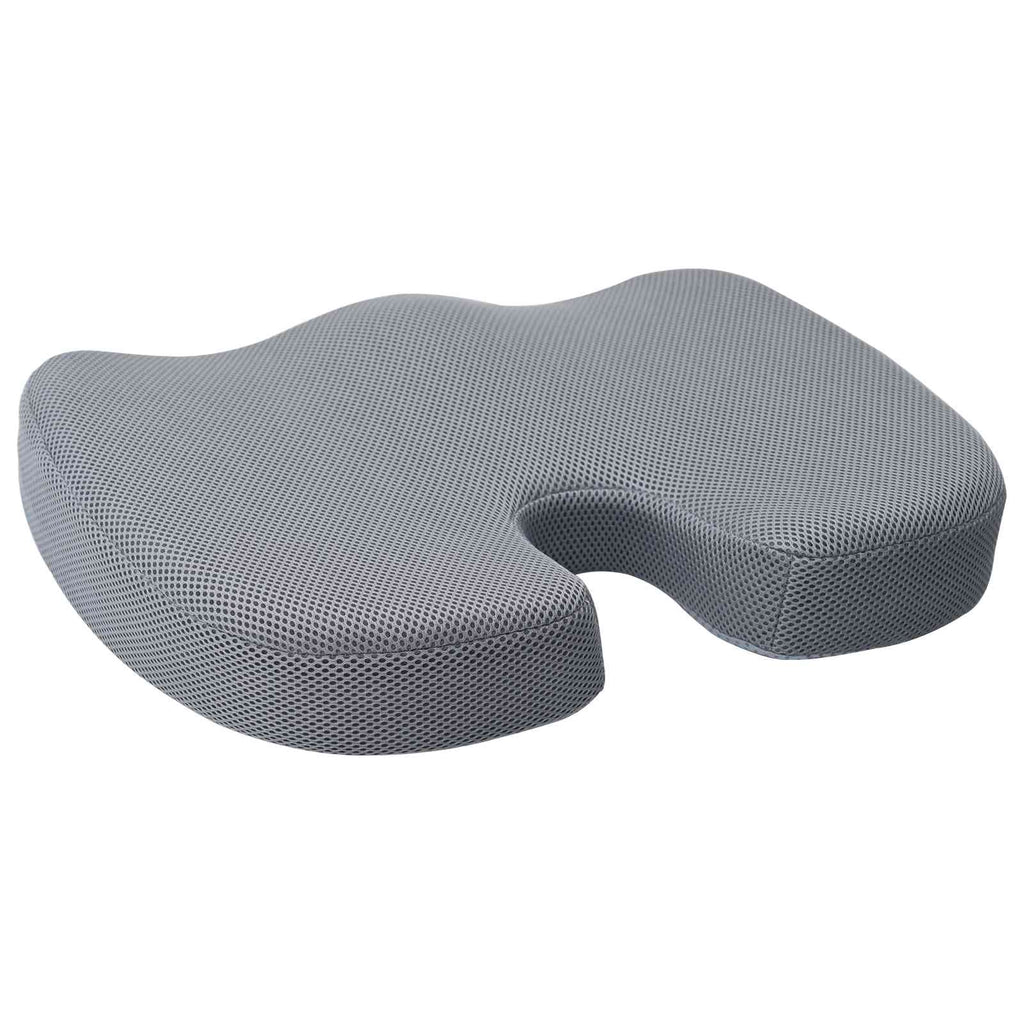 Almohada para el asiento Color sólido Gris 47 x 37 x 8 cm