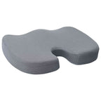 Almohada para el asiento Color sólido Gris 47 x 37 x 8 cm