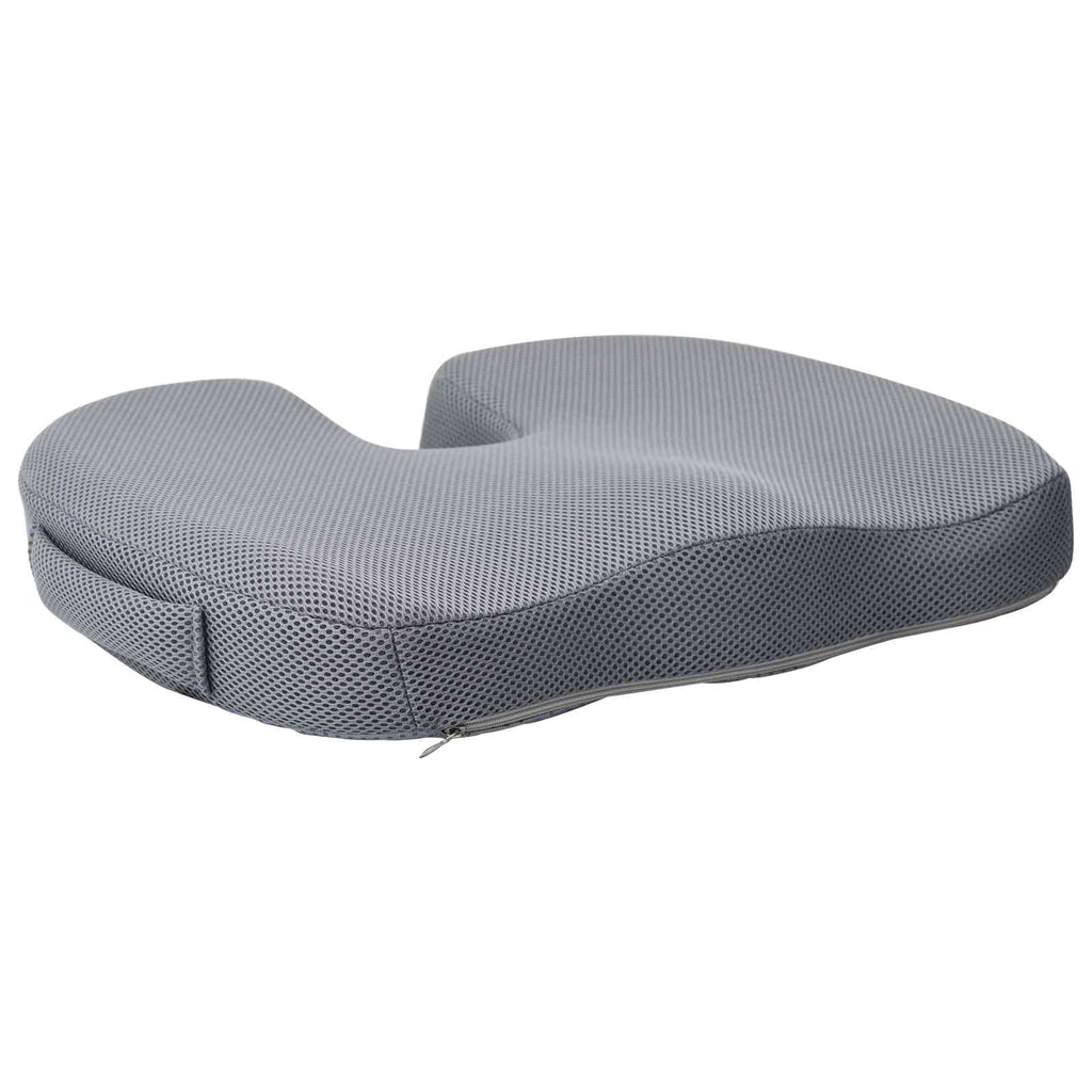 Almohada para el asiento Color sólido Gris 47 x 37 x 8 cm