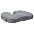 Almohada para el asiento Color sólido Gris 47 x 37 x 8 cm