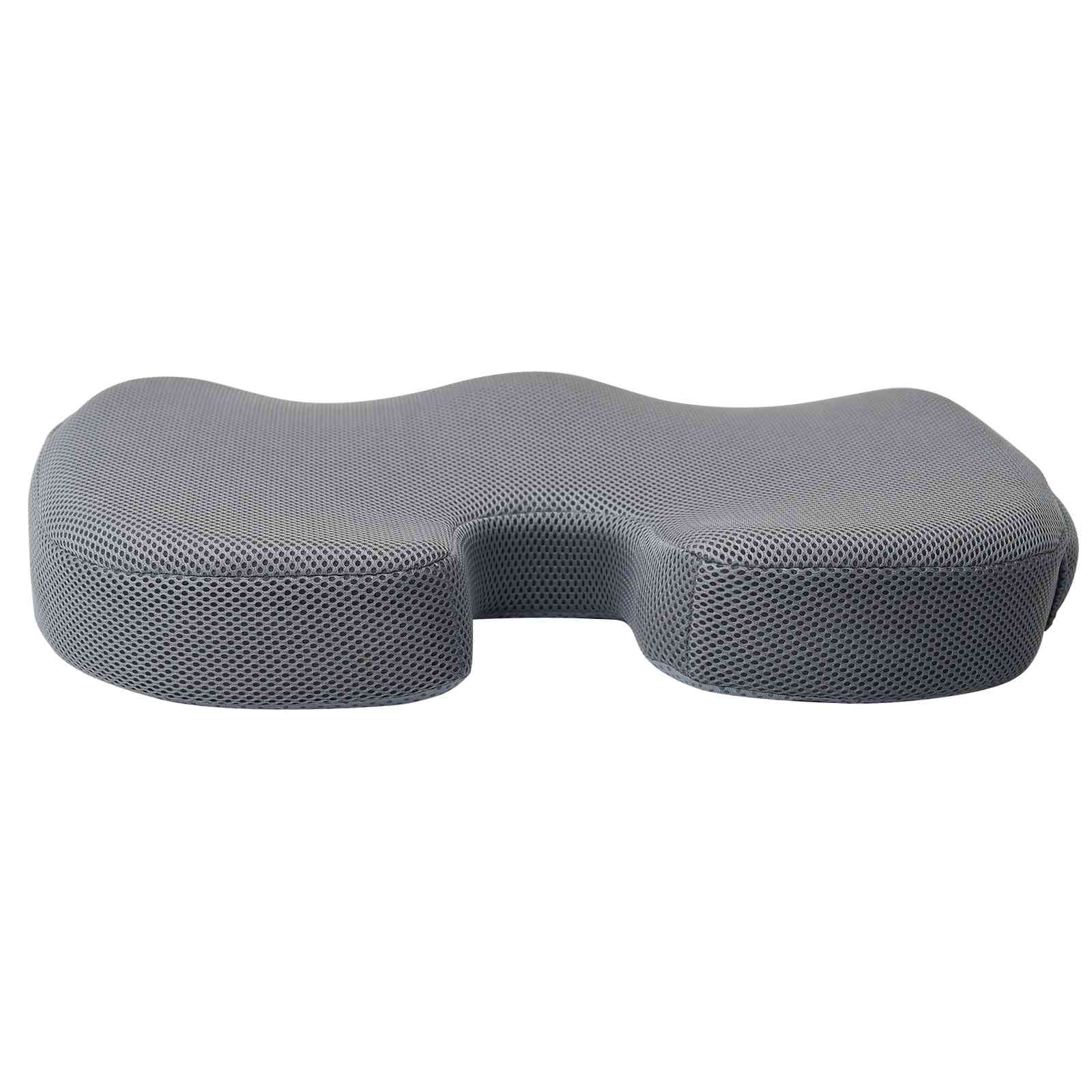 Almohada para el asiento Color sólido Gris 47 x 37 x 8 cm