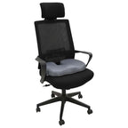 Almohada para el asiento Color sólido Gris 47 x 37 x 8 cm