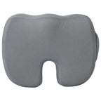 Almohada para el asiento Color sólido Gris 47 x 37 x 8 cm