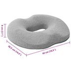 Almohada para el asiento Gris Claro 42 x 36,5 x 8 cm
