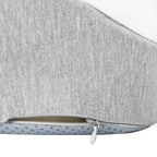 Almohada para el asiento Gris Claro 50 x 43 x 10 cm
