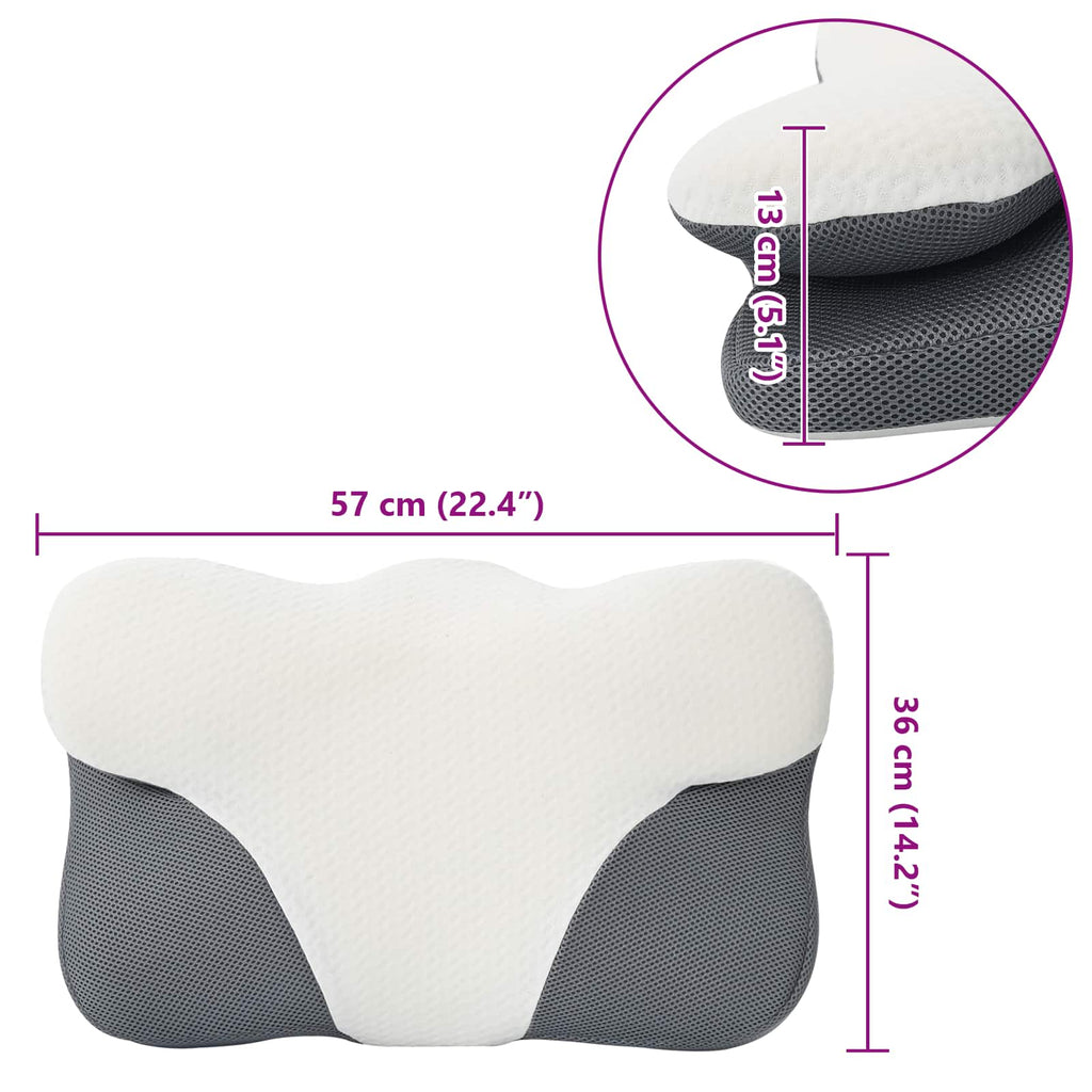 Almohada cervical Espuma Viscoelástica 57 x 36 x 13 cm