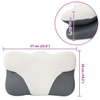 Almohada cervical Espuma Viscoelástica 57 x 36 x 13 cm