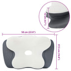 Almohada cervical Espuma Viscoelástica 58 x 37,5 x 12 cm