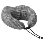 Almohada de viaje para el cuello Gris 30 x 28 x 14 cm Poliéster