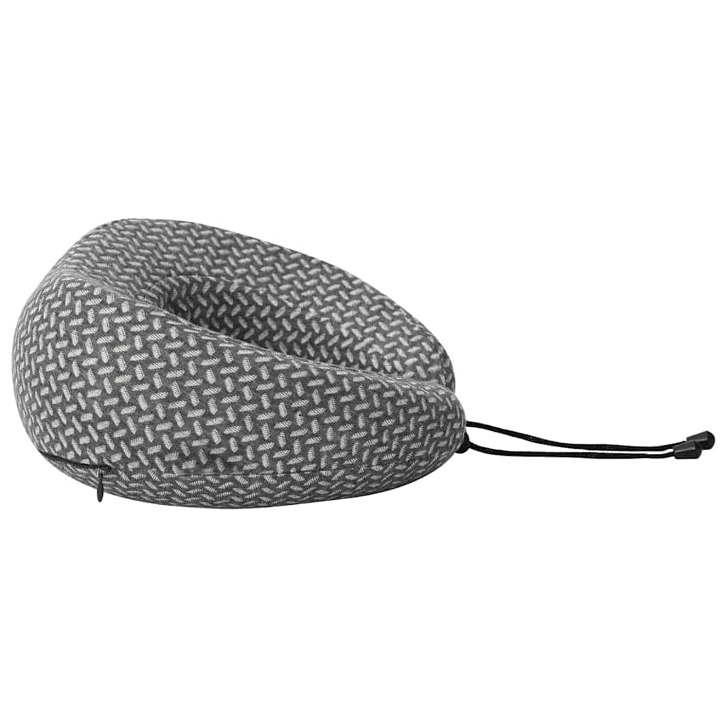 Almohada de viaje para el cuello Gris 30 x 28 x 14 cm Poliéster
