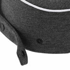 Almohada de viaje para el cuello Gris oscuro