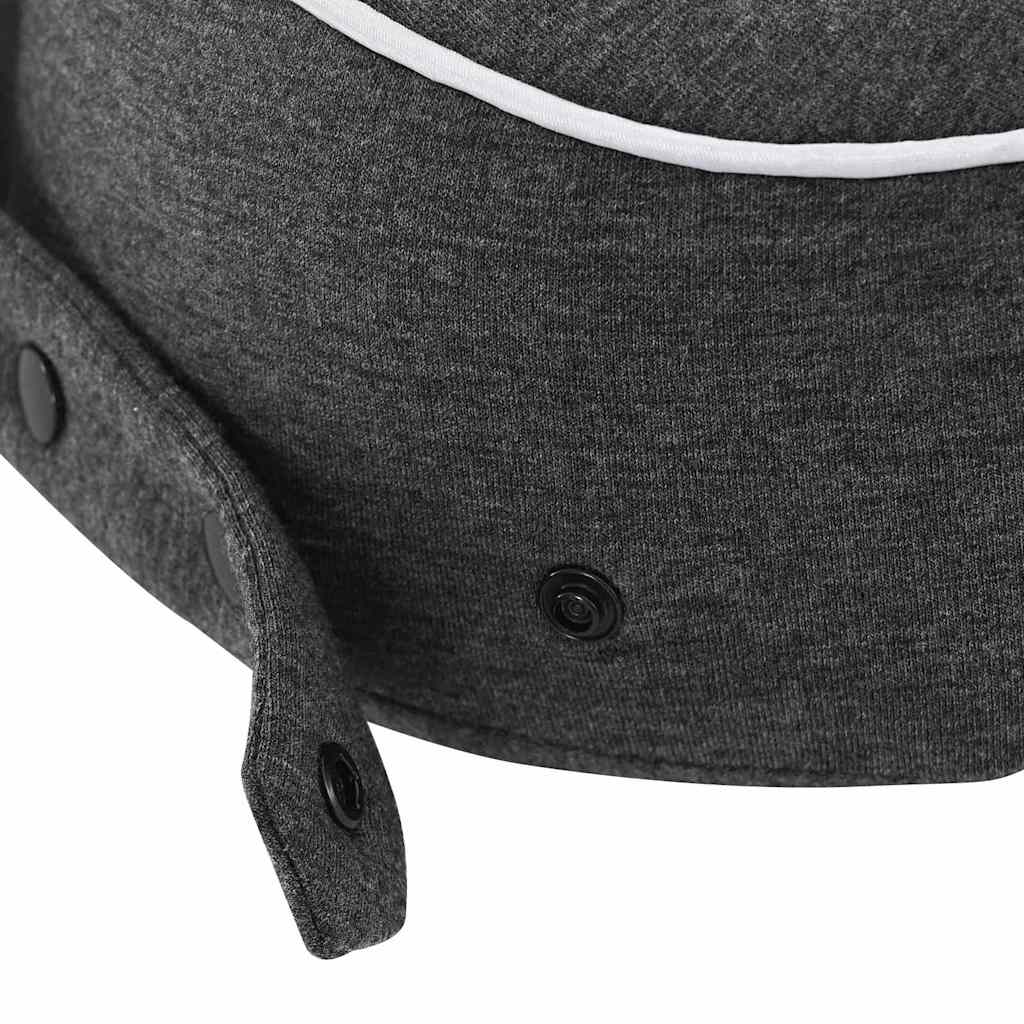 Almohada de viaje para el cuello Gris oscuro