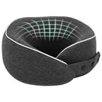 Almohada de viaje para el cuello Gris oscuro