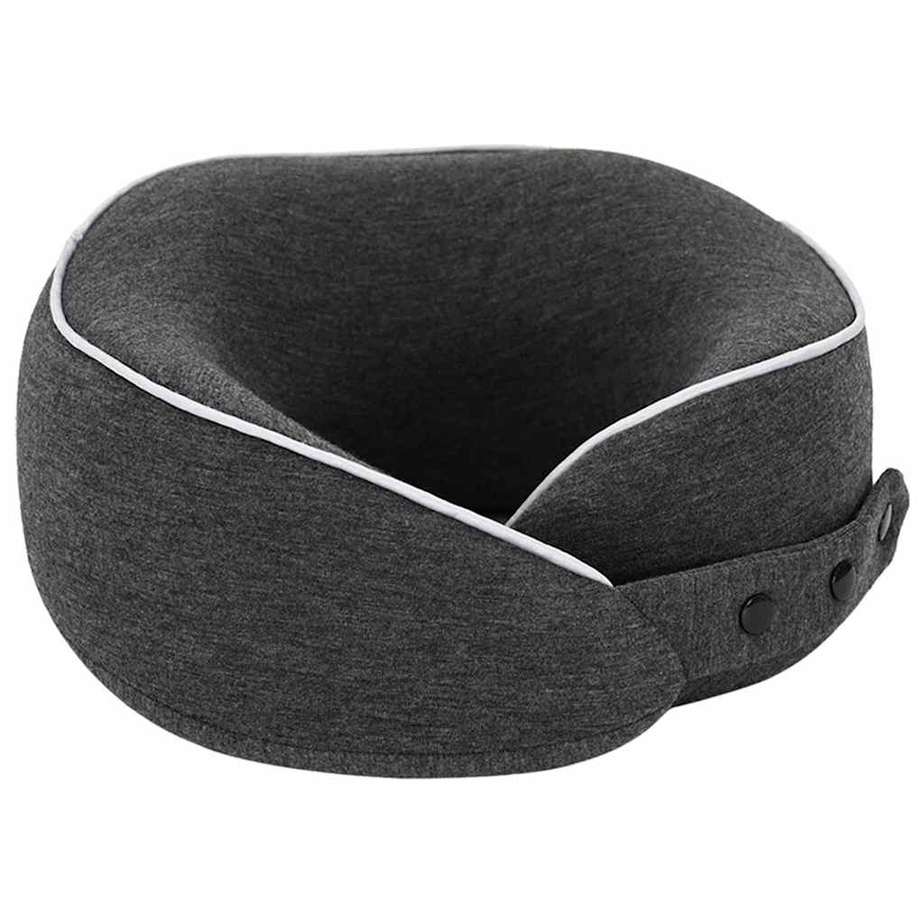 Almohada de viaje para el cuello Gris oscuro
