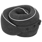Almohada de viaje para el cuello Gris oscuro