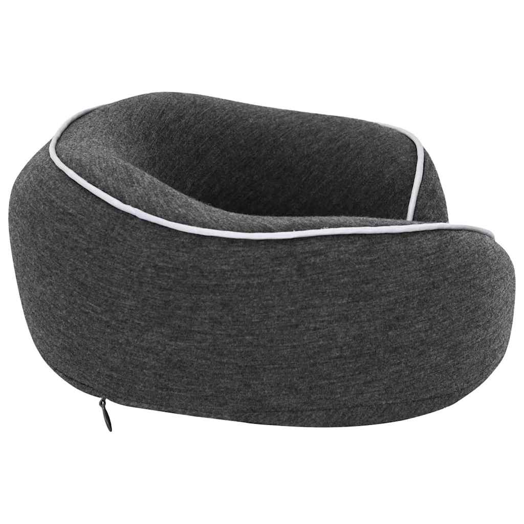 Almohada de viaje para el cuello Gris oscuro
