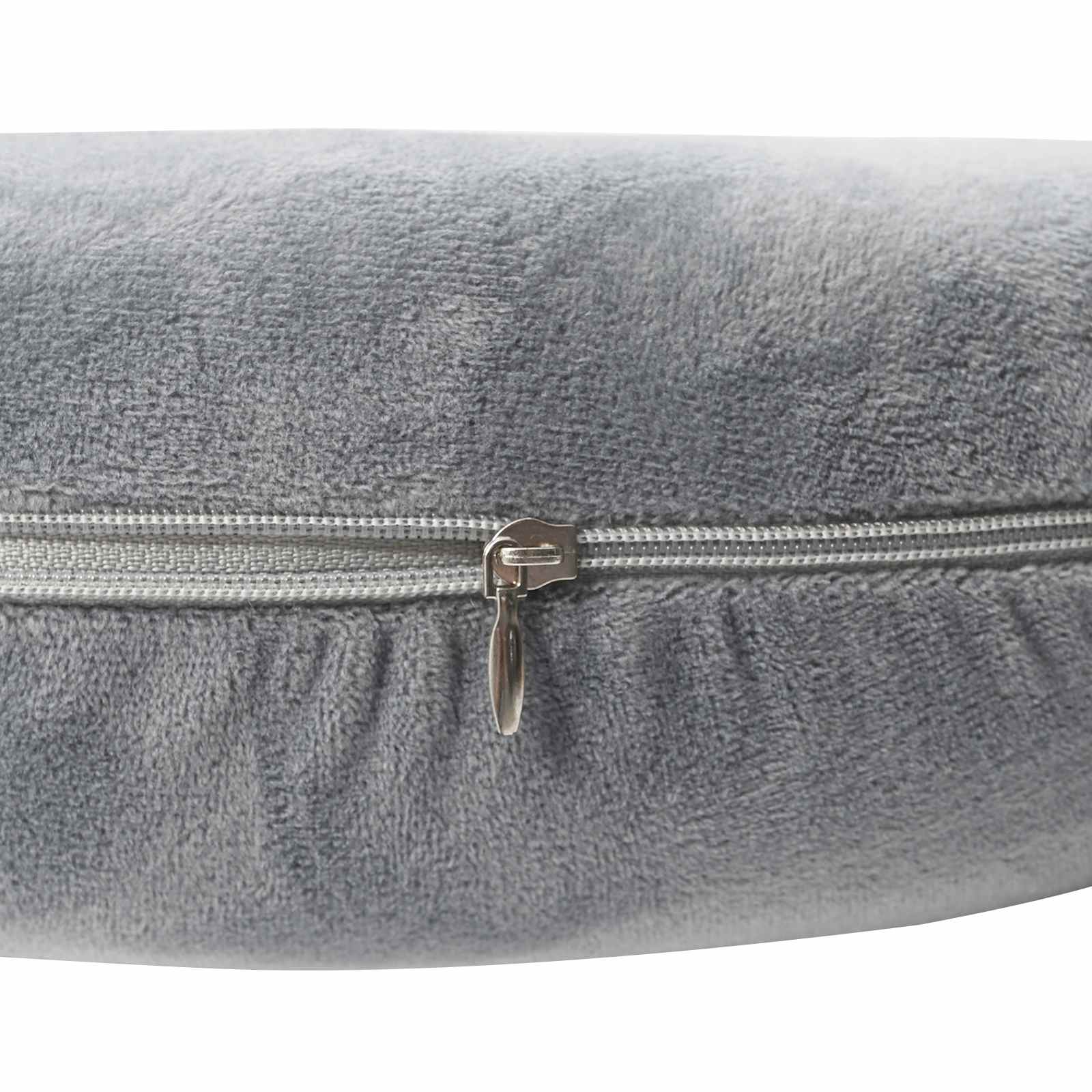 Almohada de viaje para el cuello Gris Espuma Viscoelástica