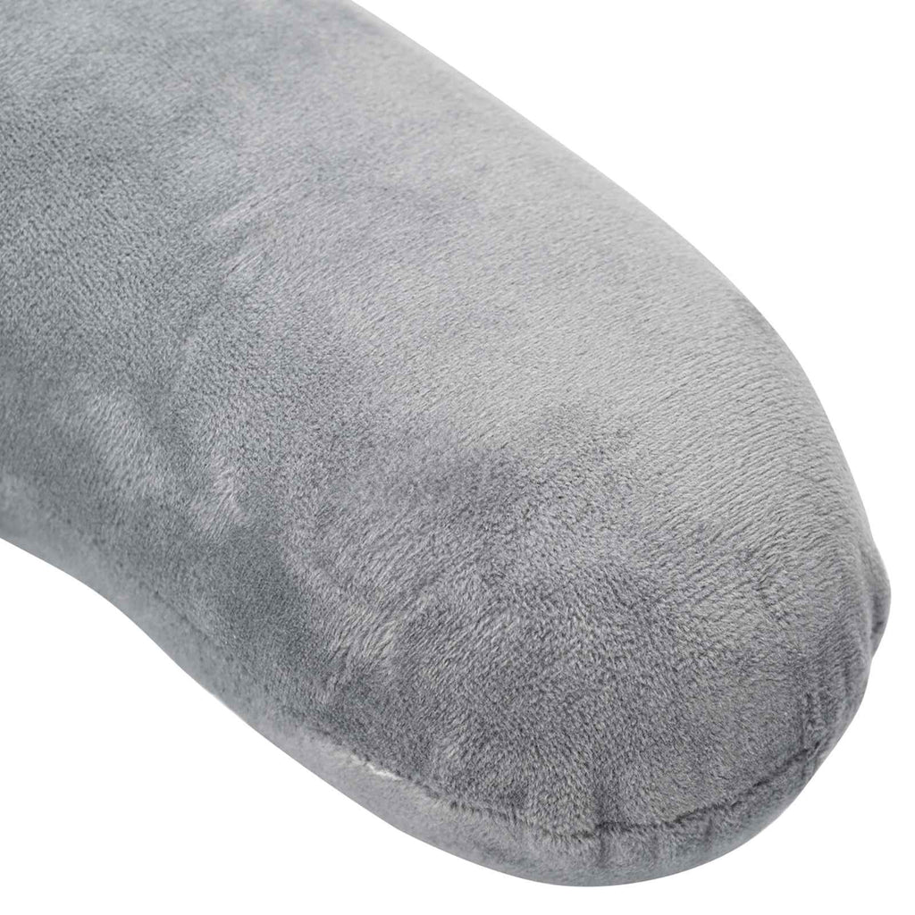 Almohada de viaje para el cuello Gris Espuma Viscoelástica